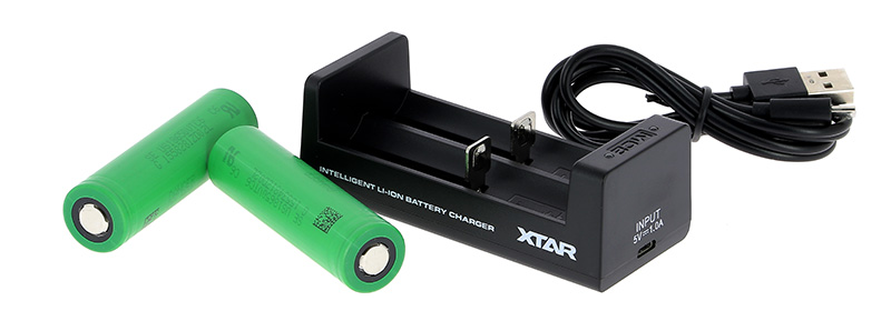 Pack complet : Chargeur MC2 XTAR et Accu VTC6 18650 par A&L