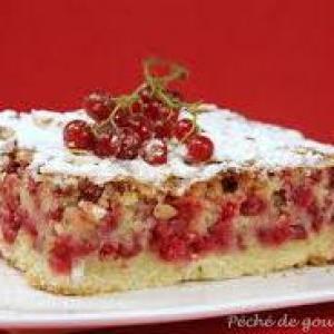 tarte rhubarbe et groseille